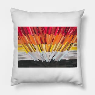 Lithromantic and Lithsexual Flag Collage Pillow