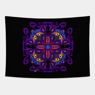 Arachnophobia Mandala Tapestry