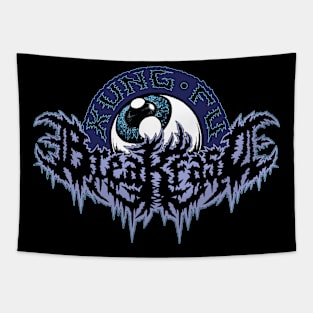 Kung Fu Breakfast Dark Sorcery Logo Tapestry