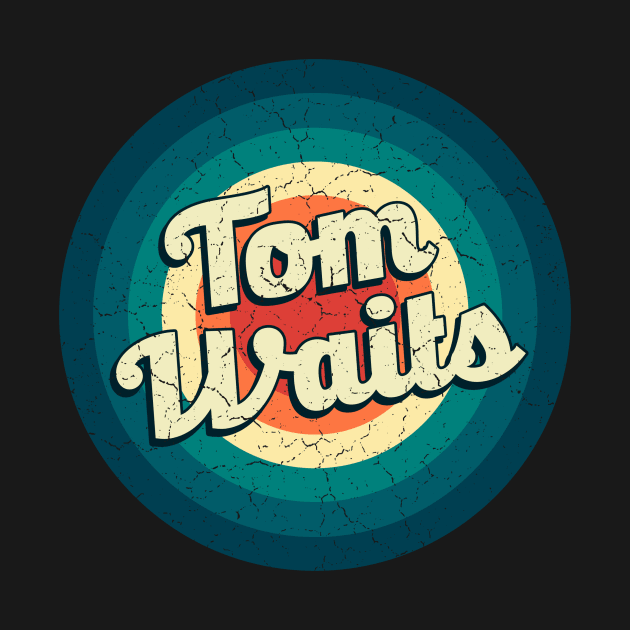 Graphic Tom Name Retro Vintage Circle by Mysterious Astral City