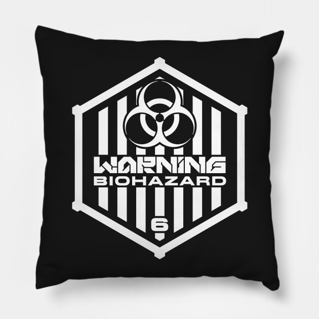 Warning: Biohazard Pillow by TerminalDogma