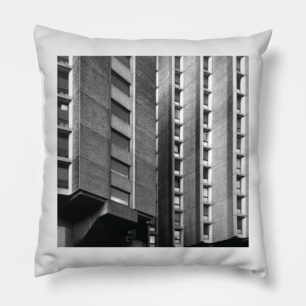 St Giles Hotel &amp; YMCA, London, Ellsworth Sykes Partnership Pillow by bertmango