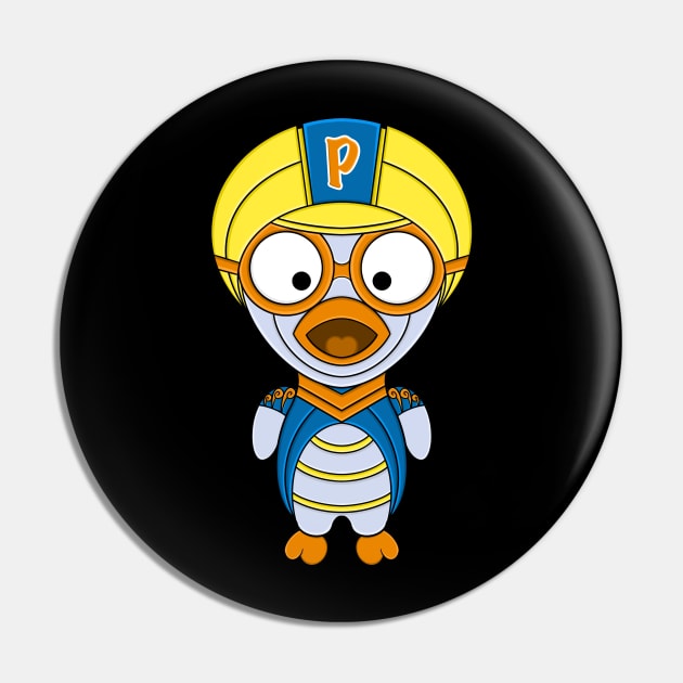 Mecha cyborg pororo yellow hat Pin by ryroxtoons