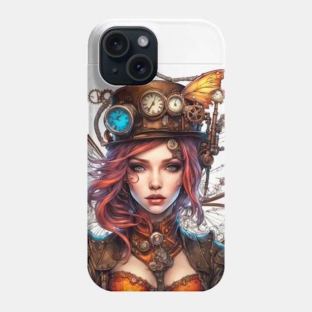 Steampunk Fairy - Alice Phone Case by Unkn0wnable Arts