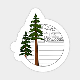 Save the Redwoods Magnet