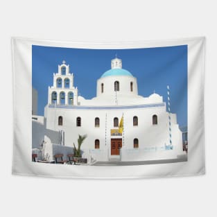 Church and Bells Tapestry