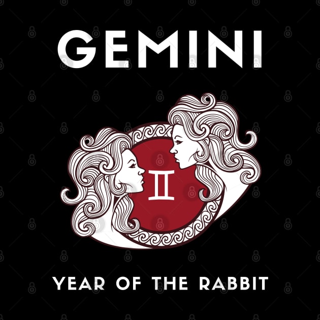 GEMINI / Year of the RABBIT by KadyMageInk