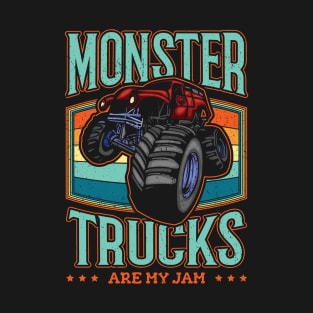Monster Truck are my Jam Vintage Trucker T-Shirt