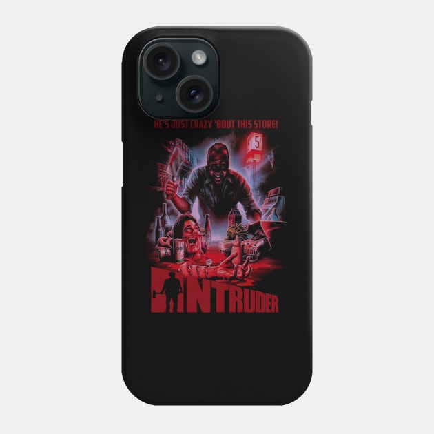 Intruder, Classic Horror, (Version 1) Phone Case by The Dark Vestiary