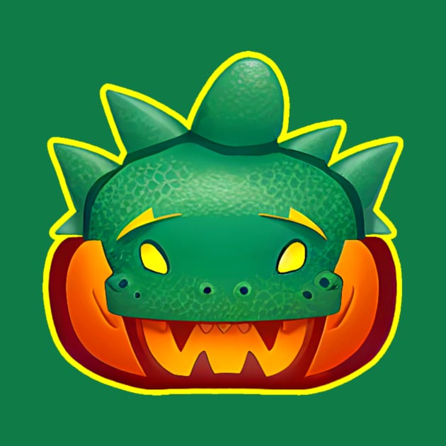 Pumpkin Cosplay Halloween Dinosaur by Edongski303 Teepublic Merch