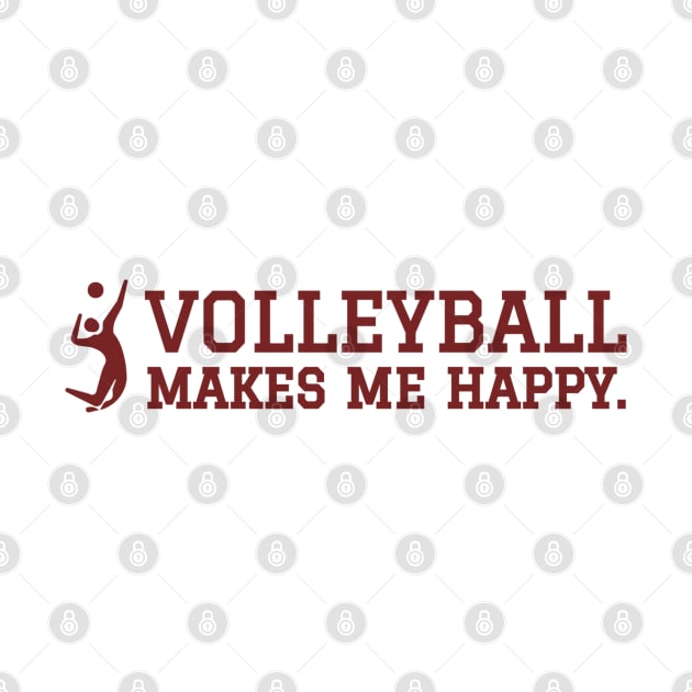 Volleyball Makes Me Happy. by CityNoir