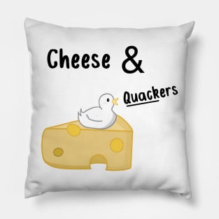 Cheese & quackers Pillow