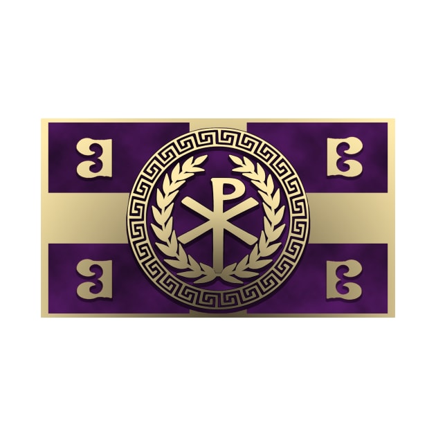 Byzantine Empire Flag of Constantinople by AgemaApparel