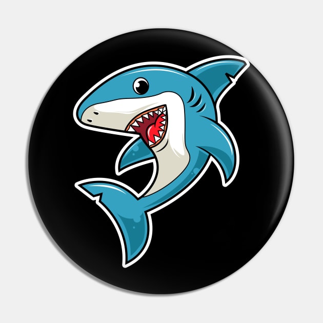 Shark Pin by MyBeautifulFiles