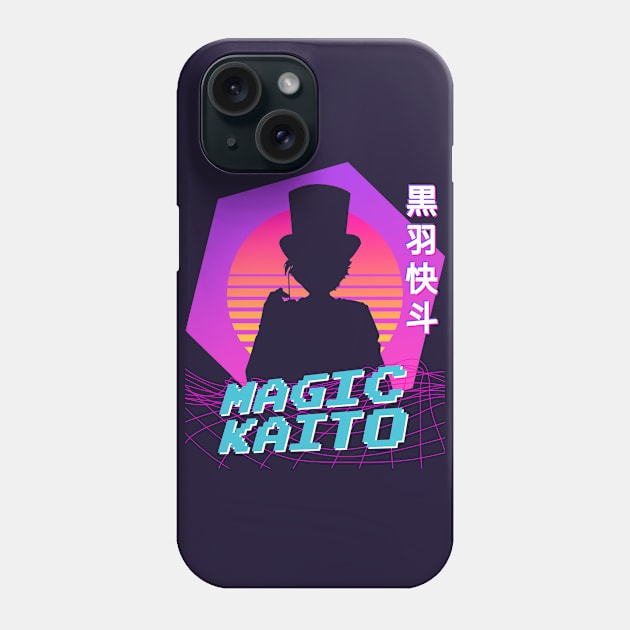 Magic Kaito - Vaporwave Phone Case by The Artz