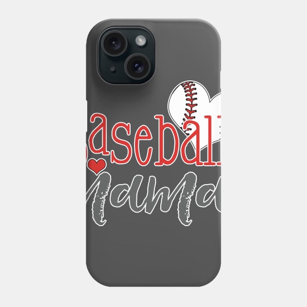 Baseball Mom T Shirt Baseball Mama T Shirt Baseball Mom Shirt Phone Case by roamfree