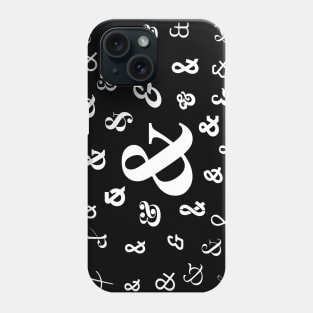 So Many Ampersands - white font Phone Case