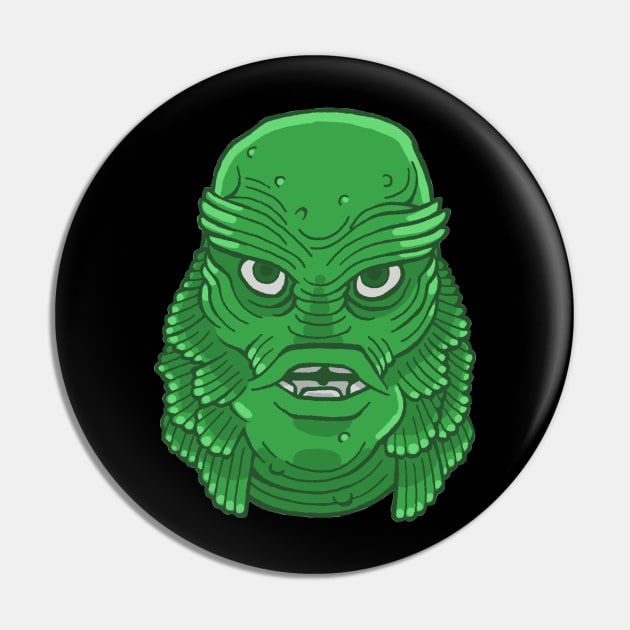 The Creature Pin by JoelCarroll