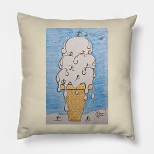 Mammoth ice cream cone ski resort Pillow