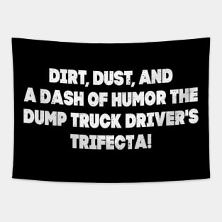Dump Truck Driver Tapestry