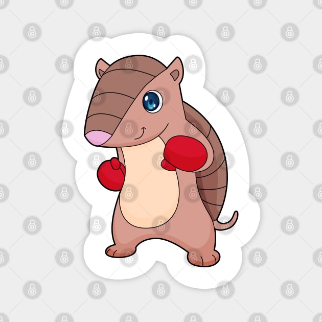 Armadillo Boxing Boxer Boxing gloves Boxer Magnet TeePublic