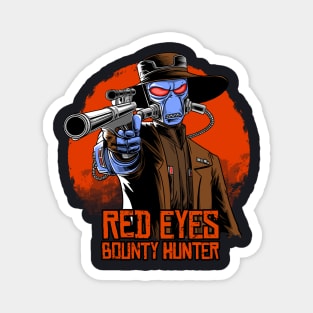 Red Eyes Hunter Magnet