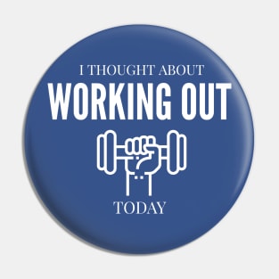 FUNNY EXERCISE | I THOUGHT ABOUT WORKING OUT TODAY Pin