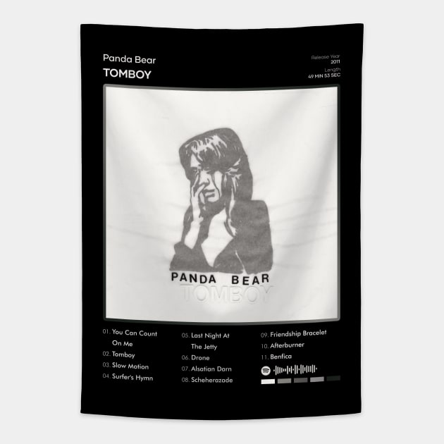 Panda Bear - Tomboy Tracklist Album Tapestry by 80sRetro