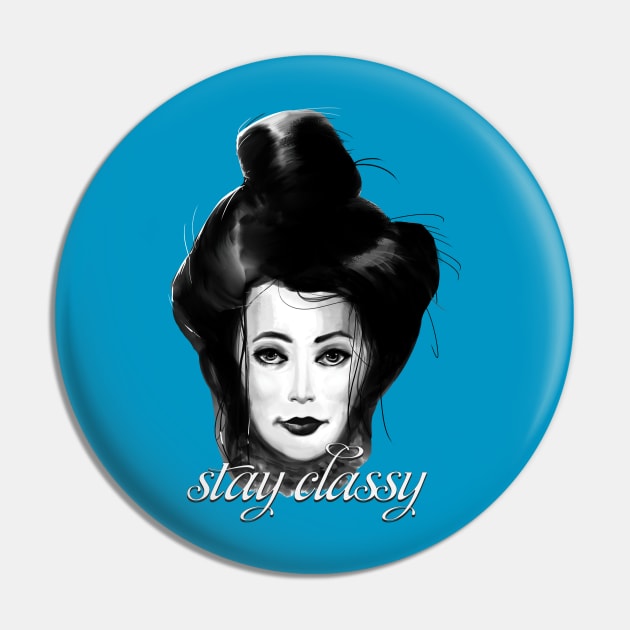 Stay Classy and Pretty Pin by Illoostrader