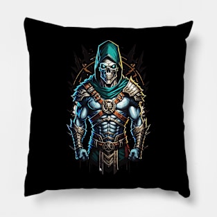 Skull Fighter Pillow