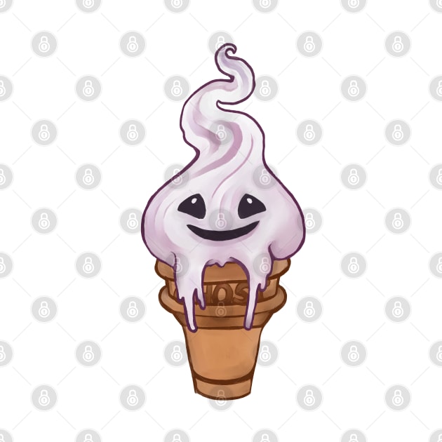 Halloween I-Scream - Soft-serve Ghostie by AliceQuinn