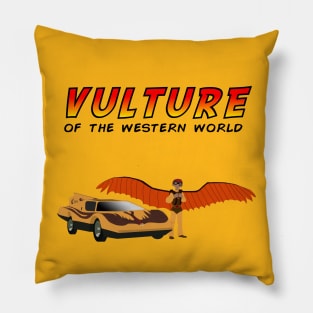 Condorman, vulture of the Western world. Pillow