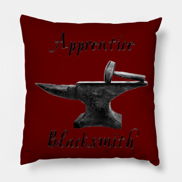 Apprentice Blacksmith Pillow by WickedFaery