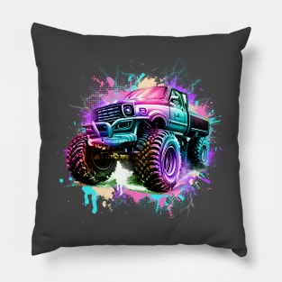 Monster Truck Pillow