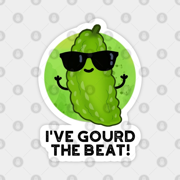 I've Gourd The Beat Cute Veggie Pun Magnet by punnybone