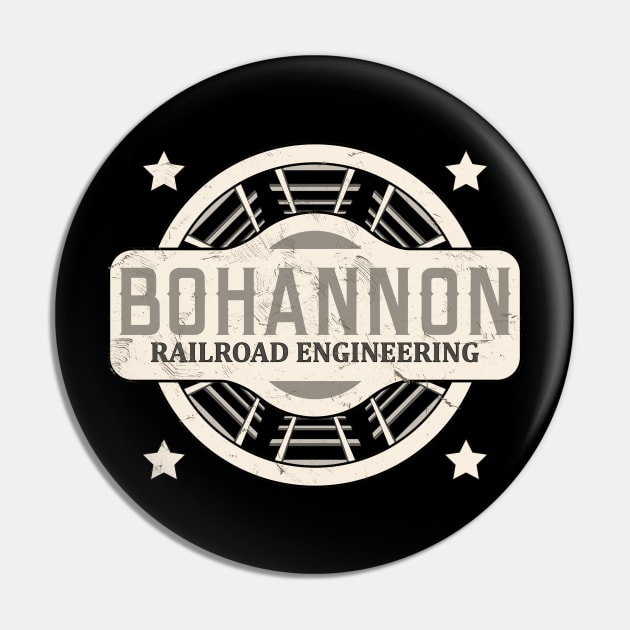 Bohannon Railroad Engineering Pin by robotrobotROBOT