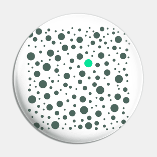 Dot Green, different adds flavour Pin