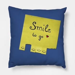 Smiles to Go Teeth Smile Orthodontist Dentist Mask Face Cover  2020 Pillow