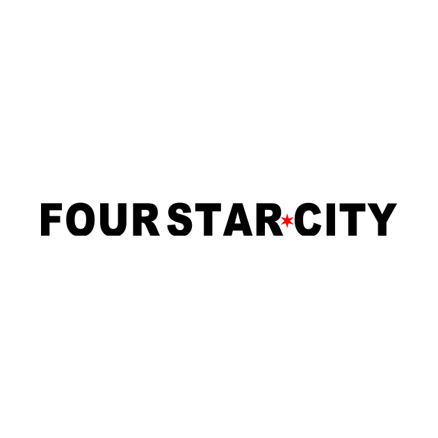 Four Star City Paper Black Header by FourStarCityMerch