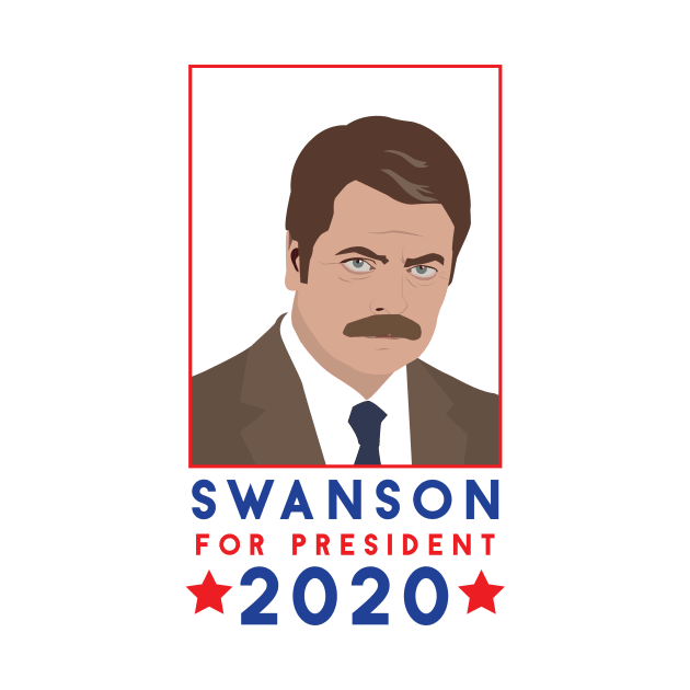 Swanson for President by Cat Bone Design