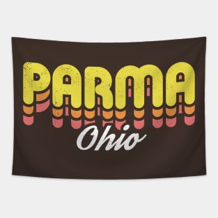 Retro Parma Ohio Tapestry