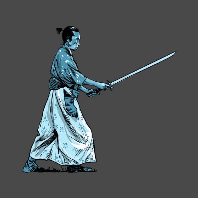 Seven Samurai - Kyūzō - Version II by adolfux