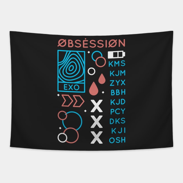 obsession - exo Tapestry by amyadrianna