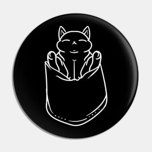 pocket cat cute Pin