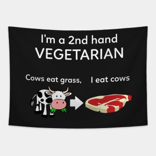 I'm A Second Hand Vegetarian Tapestry