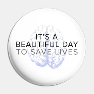 Save Lives Pin