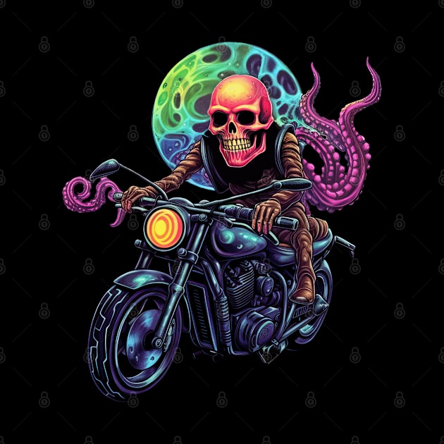 Radical Horror Biker From Another Universe by SubtleSplit