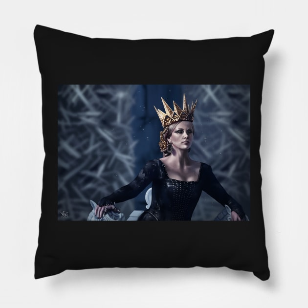 The Evil Queen Pillow by Projectsilver