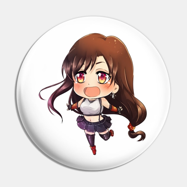 Chibi Tifa Pin by Iwonn