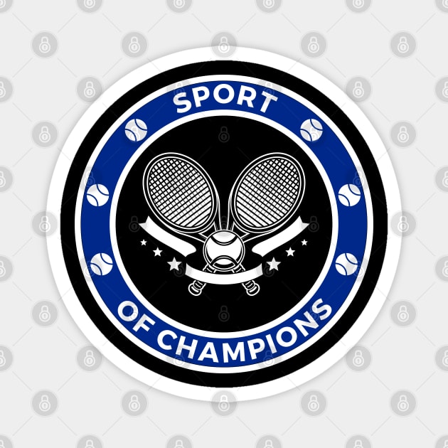 French Open: Sport Of Champions Magnet by TopTennisMerch